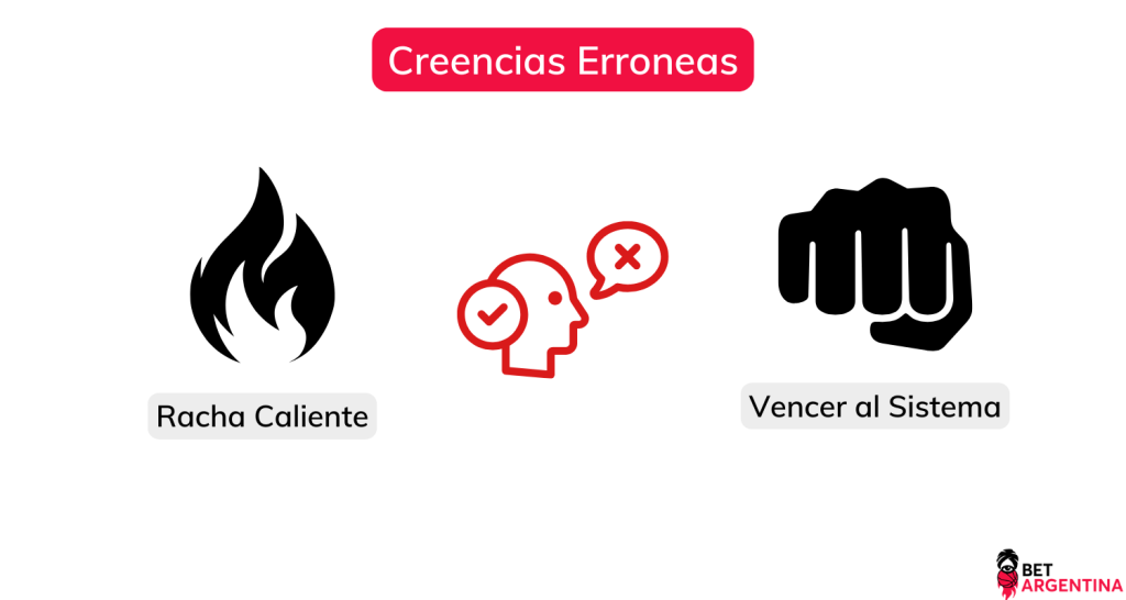 creencias erroneas de la psicolog&iacute;a de las apuestas